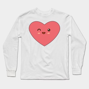 Happy heart Long Sleeve T-Shirt